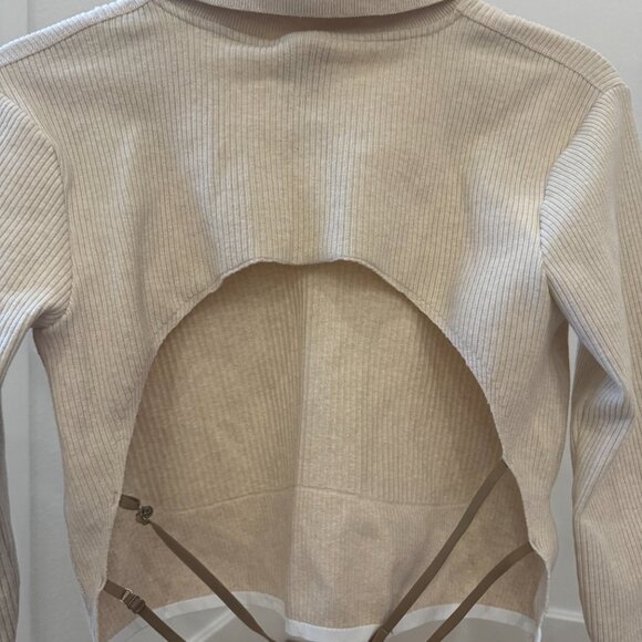 🔥 Nike x Jacquemus Polo Shirt XL  Streetwear Collab Hype Drop Neutral Beige 🔥 - Picture 3 of 16